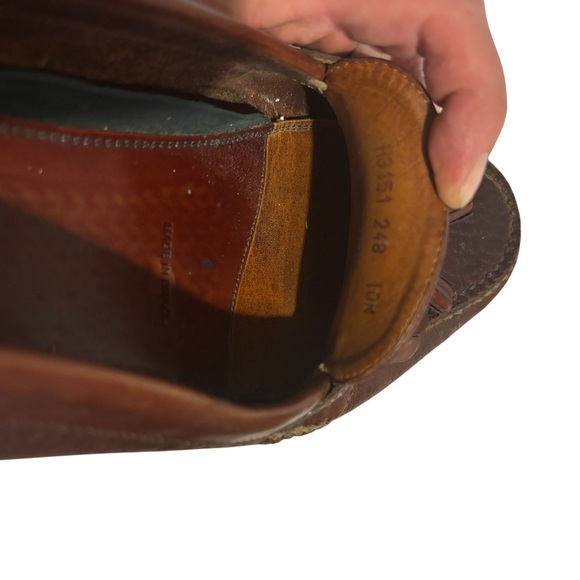 H.S. Trask Brown Leather Men’s Tassel Loafers